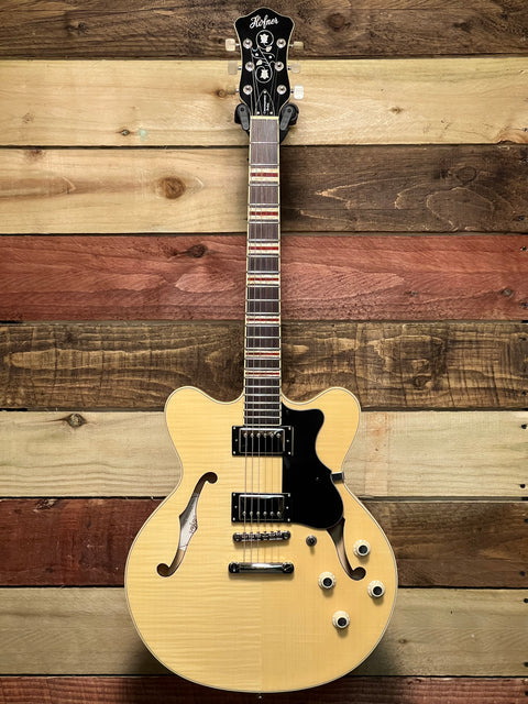 Hofner Contemporary Series Verythin with Rosewood Fretboard Natural