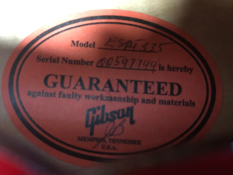 Gibson ES-335 Dot Figured Cherry 2007 (Memphis)