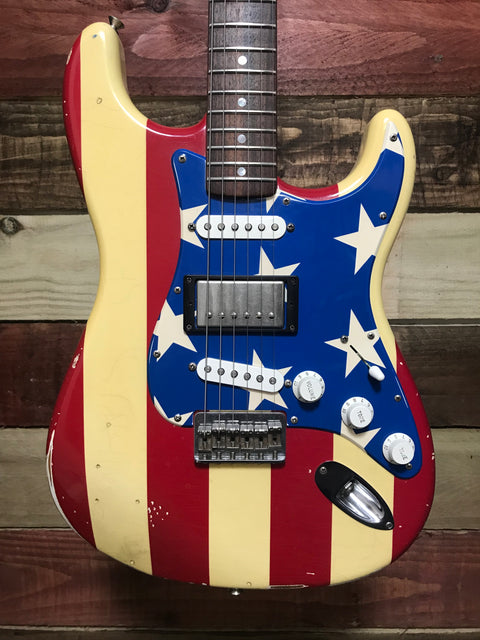 Fender Wayne Kramer Artist Series Signature Stratocaster Stars & Stripes 2011