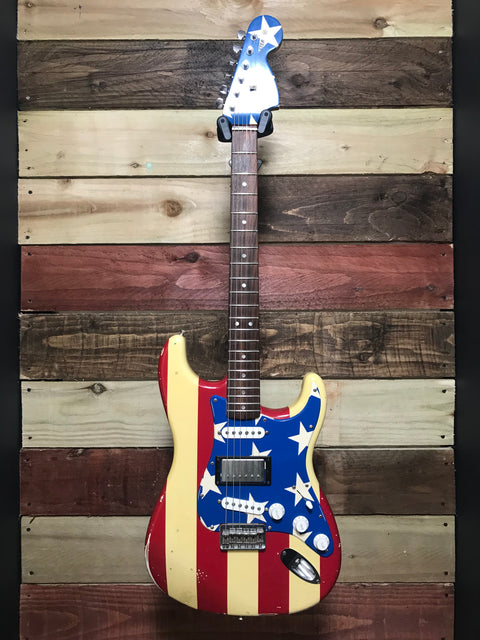Fender Wayne Kramer Artist Series Signature Stratocaster Stars & Stripes 2011