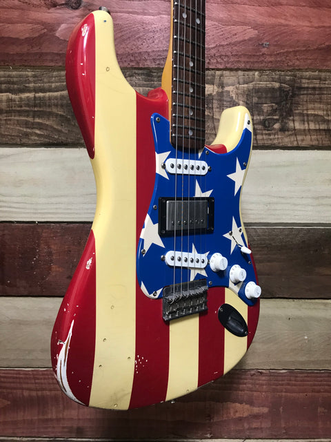 Fender Wayne Kramer Artist Series Signature Stratocaster Stars & Stripes 2011