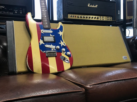 Fender Wayne Kramer Artist Series Signature Stratocaster Stars & Stripes 2011