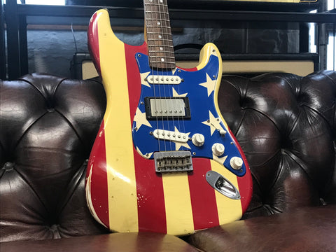 Fender Wayne Kramer Artist Series Signature Stratocaster Stars & Stripes 2011