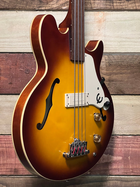 Epiphone Jack Casady Signature Bass Fretless Aged Royal Tan 2024