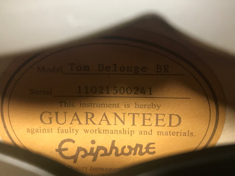 Epiphone Tom DeLonge Signature ES-333 2011