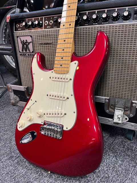 Fender USA-MIM "Hybrid" Left Hand Custom Build MN Mettalic Red 2008