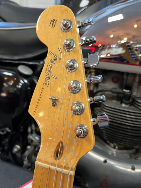Fender USA-MIM "Hybrid" Left Hand Custom Build MN Mettalic Red 2008