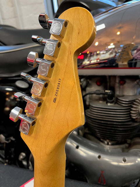Fender USA-MIM "Hybrid" Left Hand Custom Build MN Mettalic Red 2008