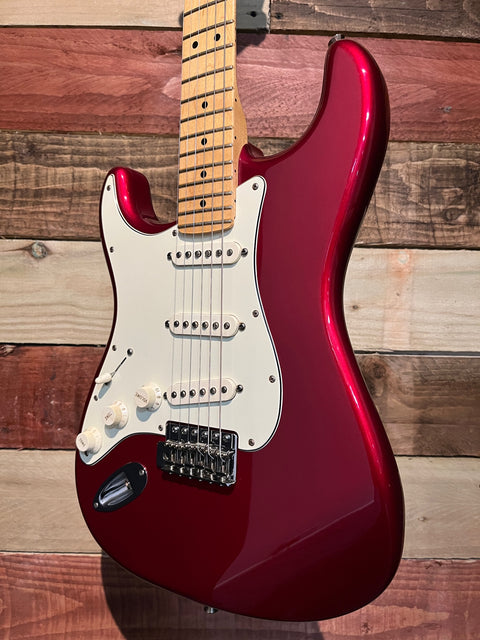 Fender USA-MIM "Hybrid" Left Hand Custom Build MN Mettalic Red 2008