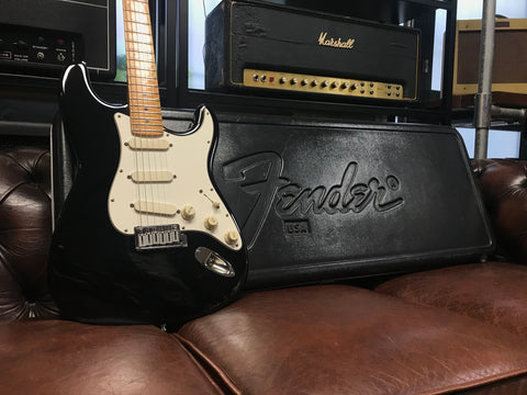 Fender Strat Plus with Maple Fretboard Black 1988