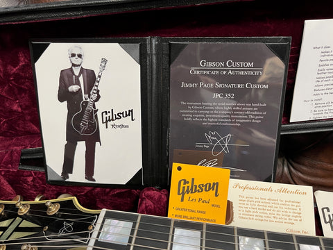 Gibson Custom Shop 2008 Jimmy Page Les Paul Custom Black Beauty VOS