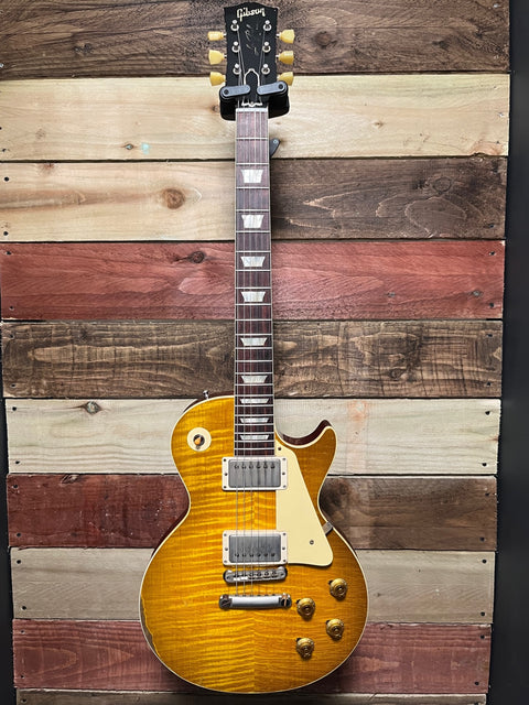 Gibson Custom Shop Les Paul M2M 58 Flame Top Murphy Lab Lemon Burst Heavy Aged 2022