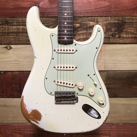 Fender Custom Shop '59 Reissue Stratocaster Relic Olympic White 2014