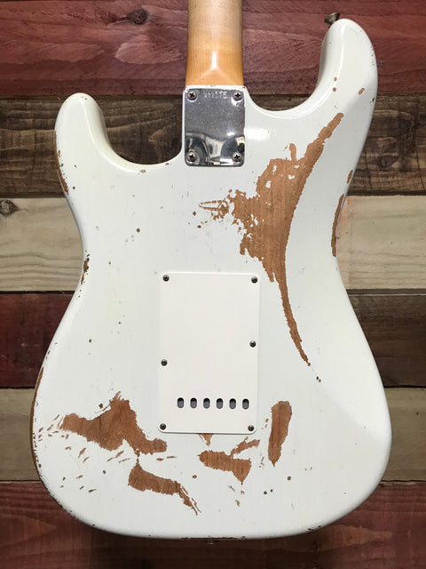 Fender Custom Shop '59 Reissue Stratocaster Relic Olympic White 2014