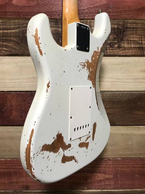 Fender Custom Shop '59 Reissue Stratocaster Relic Olympic White 2014