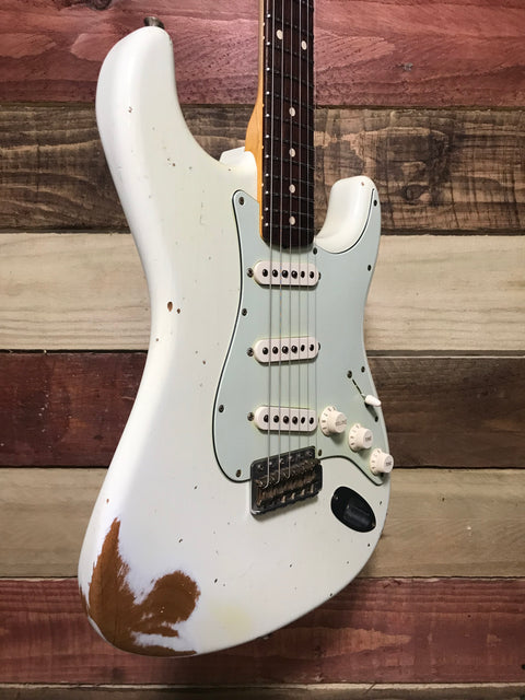 Fender Custom Shop '59 Reissue Stratocaster Relic Olympic White 2014