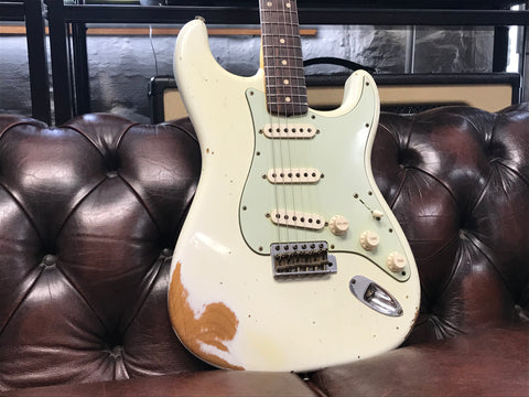 Fender Custom Shop '59 Reissue Stratocaster Relic Olympic White 2014