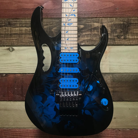 Ibanez JEM77P-BFP Steve Vai Signature Blue Floral Pattern