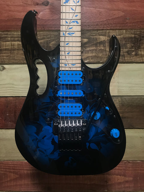 Ibanez JEM77P-BFP Steve Vai Signature Blue Floral Pattern