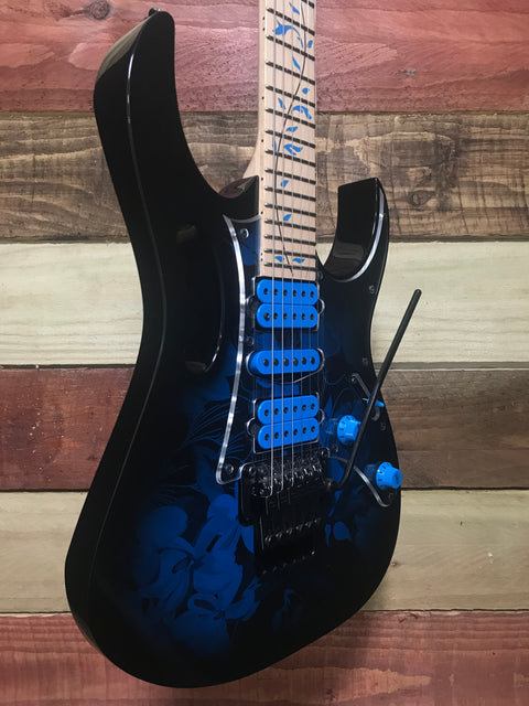 Ibanez JEM77P-BFP Steve Vai Signature Blue Floral Pattern