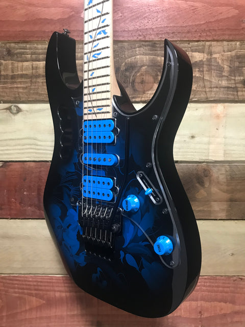 Ibanez JEM77P-BFP Steve Vai Signature Blue Floral Pattern