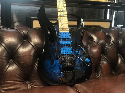 Ibanez JEM77P-BFP Steve Vai Signature Blue Floral Pattern