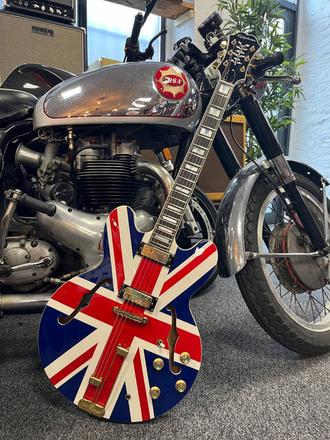 Epiphone Union Jack Sheraton 2014 Alpine White Union Jack