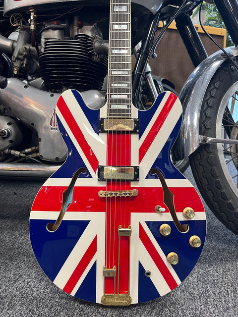Epiphone Union Jack Sheraton 2014 Alpine White Union Jack