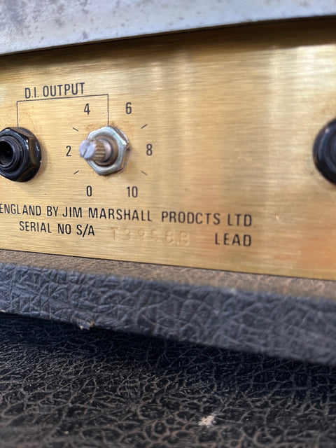Marshall JCM 800 Lead Series 50-Watt Master Volume Half Stack 1985