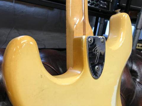 Fender Stratocaster Aged Olympic White "Hardtail" 7.49Lb 1979