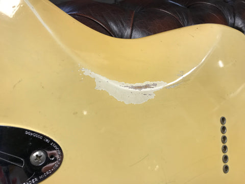Fender Stratocaster Aged Olympic White "Hardtail" 7.49Lb 1979