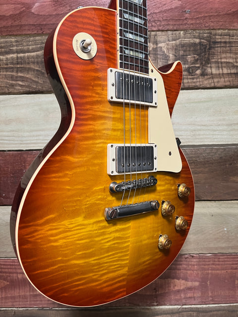 Gibson Custom Shop '59 Les Paul Standard Reissue 2020 Washed Cherry VOS Flame Top