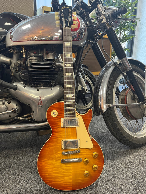 Gibson Custom Shop '59 Les Paul Standard Reissue 2020 Washed Cherry VOS Flame Top