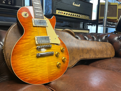 Gibson Custom Shop '59 Les Paul Standard Reissue 2020 Washed Cherry VOS Flame Top