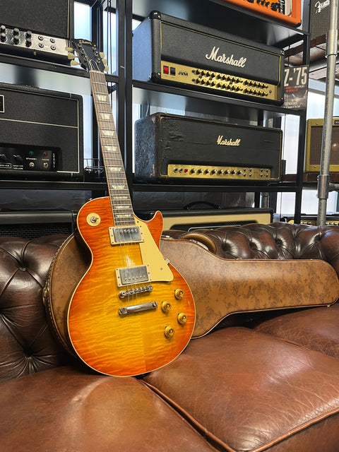Gibson Custom Shop '59 Les Paul Standard Reissue 2020 Washed Cherry VOS Flame Top