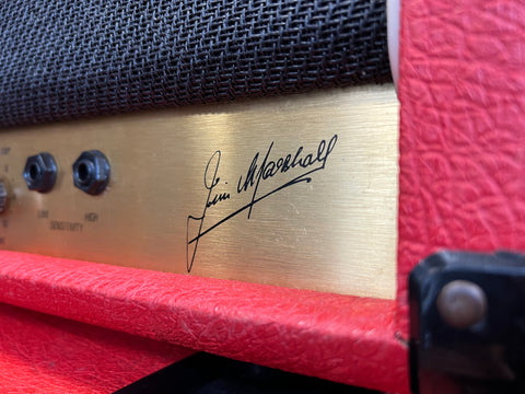 Marshall JCM 800 Lead Series Model 2204 50-Watt Master Volume Mk2 Head (FACTORY RED!) 1984