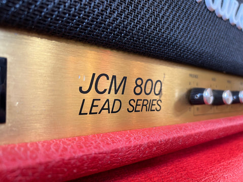 Marshall JCM 800 Lead Series Model 2204 50-Watt Master Volume Mk2 Head (FACTORY RED!) 1984