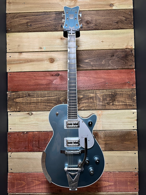 Gretsch G6134T-140 140th Anniversary Double Platinum Penguin Two-Tone Stone Platinum / Pure Platinum 2023