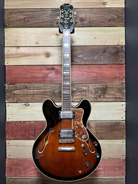 Epiphone Sheraton with Stop-Bar Tailpiece Antique Sunburst 1985
