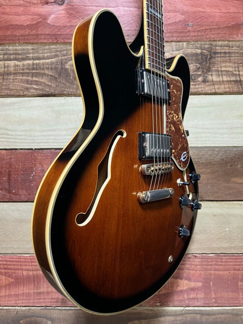 Epiphone Sheraton with Stop-Bar Tailpiece Antique Sunburst 1985