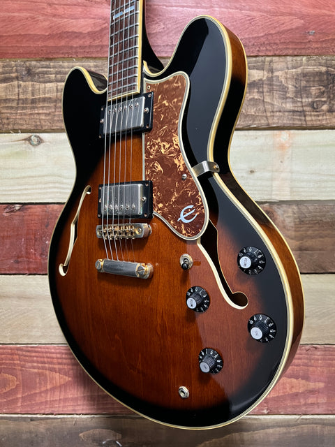 Epiphone Sheraton with Stop-Bar Tailpiece Antique Sunburst 1985