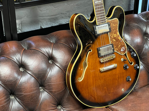 Epiphone Sheraton with Stop-Bar Tailpiece Antique Sunburst 1985