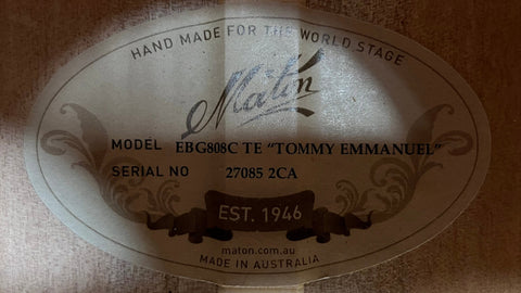 Maton EBG808C TE Tommy Emmanuel Signature