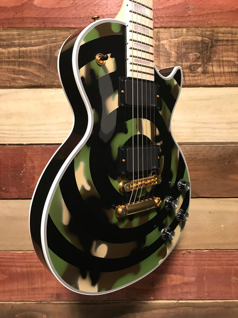 Gibson Zakk Wylde Les Paul Custom Camo Bullseye 2008