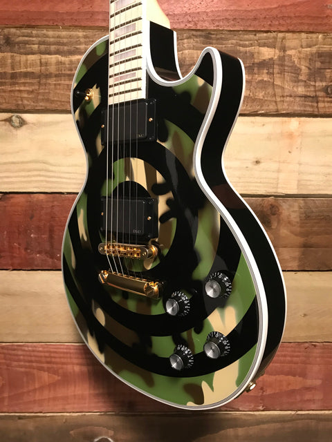 Gibson Zakk Wylde Les Paul Custom Camo Bullseye 2008