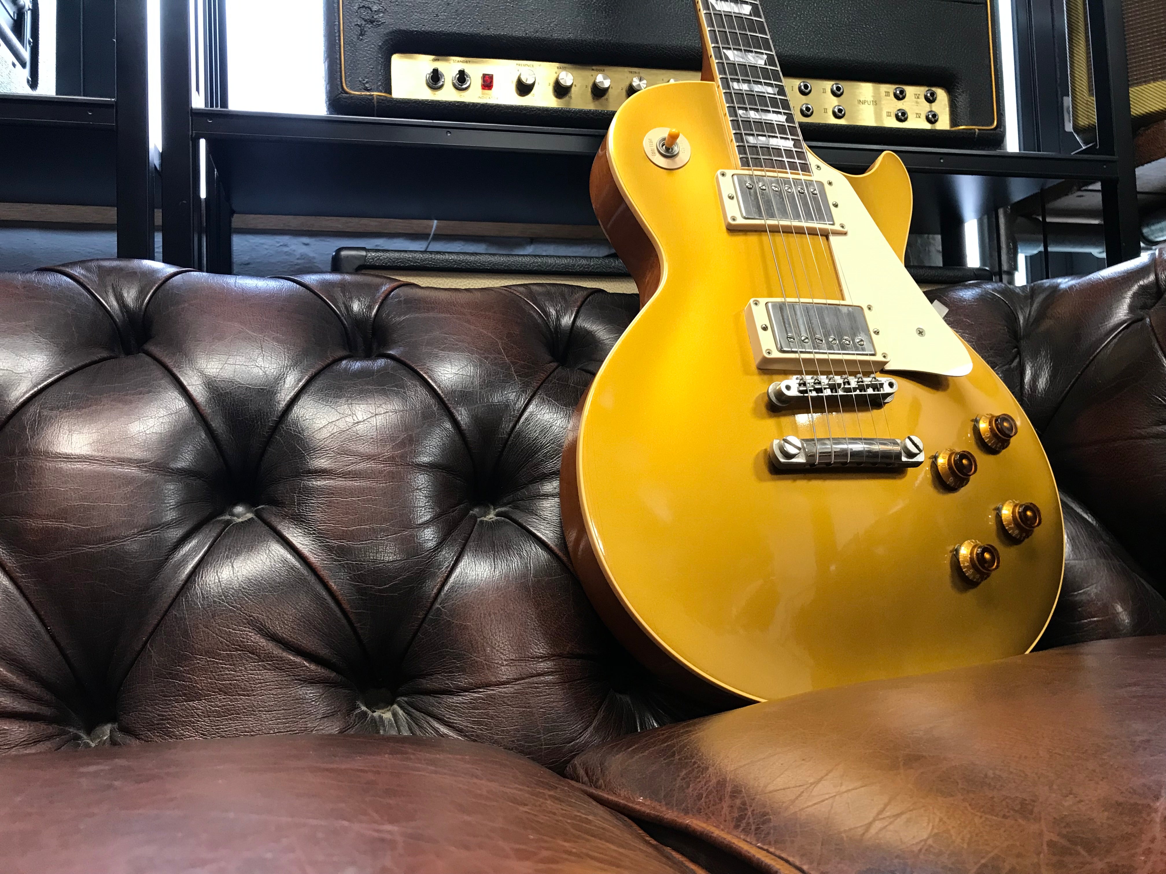 Gibson Les Paul R7 1957 Gold Top Custom Art Historic Re-Issue 2001 Gol ...