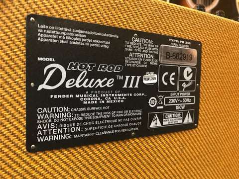Fender FSR Limited Edition Hot Rod Deluxe III Tweed 2013