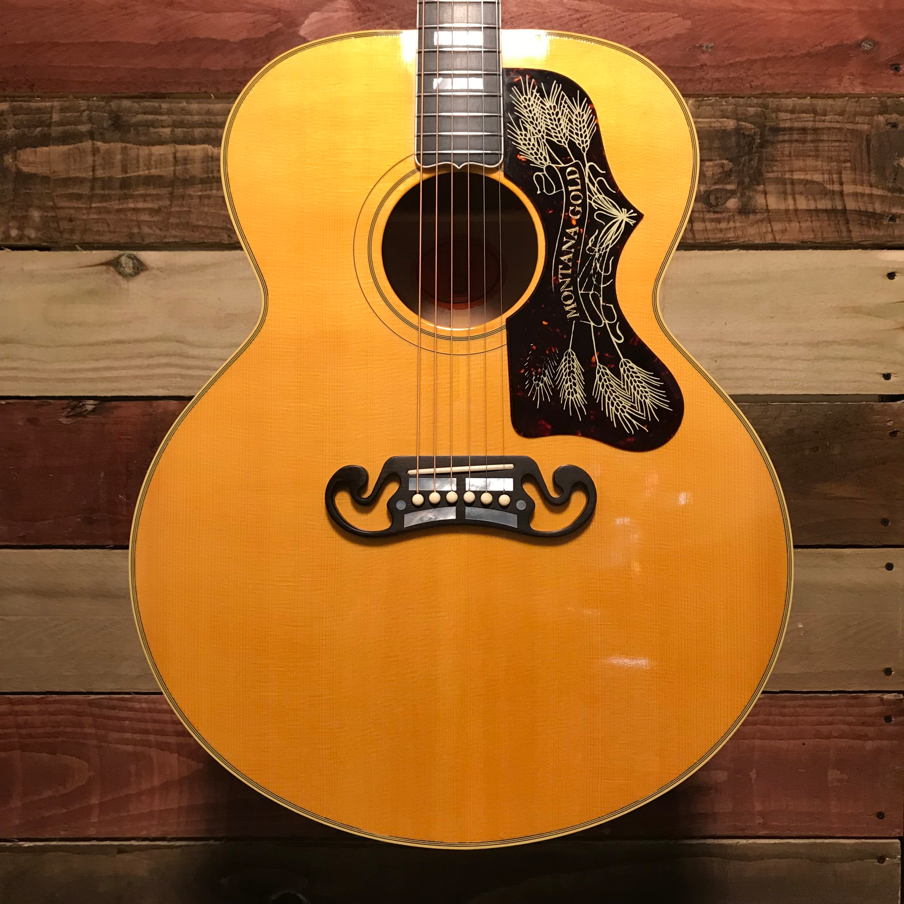tkhs045　Gibson　J-200　モンタナゴールド　バーズアイ　◆ Gibson Custom Shop J-200 Montana Gold 1997 (No.82 of 250!) – MotoMusic