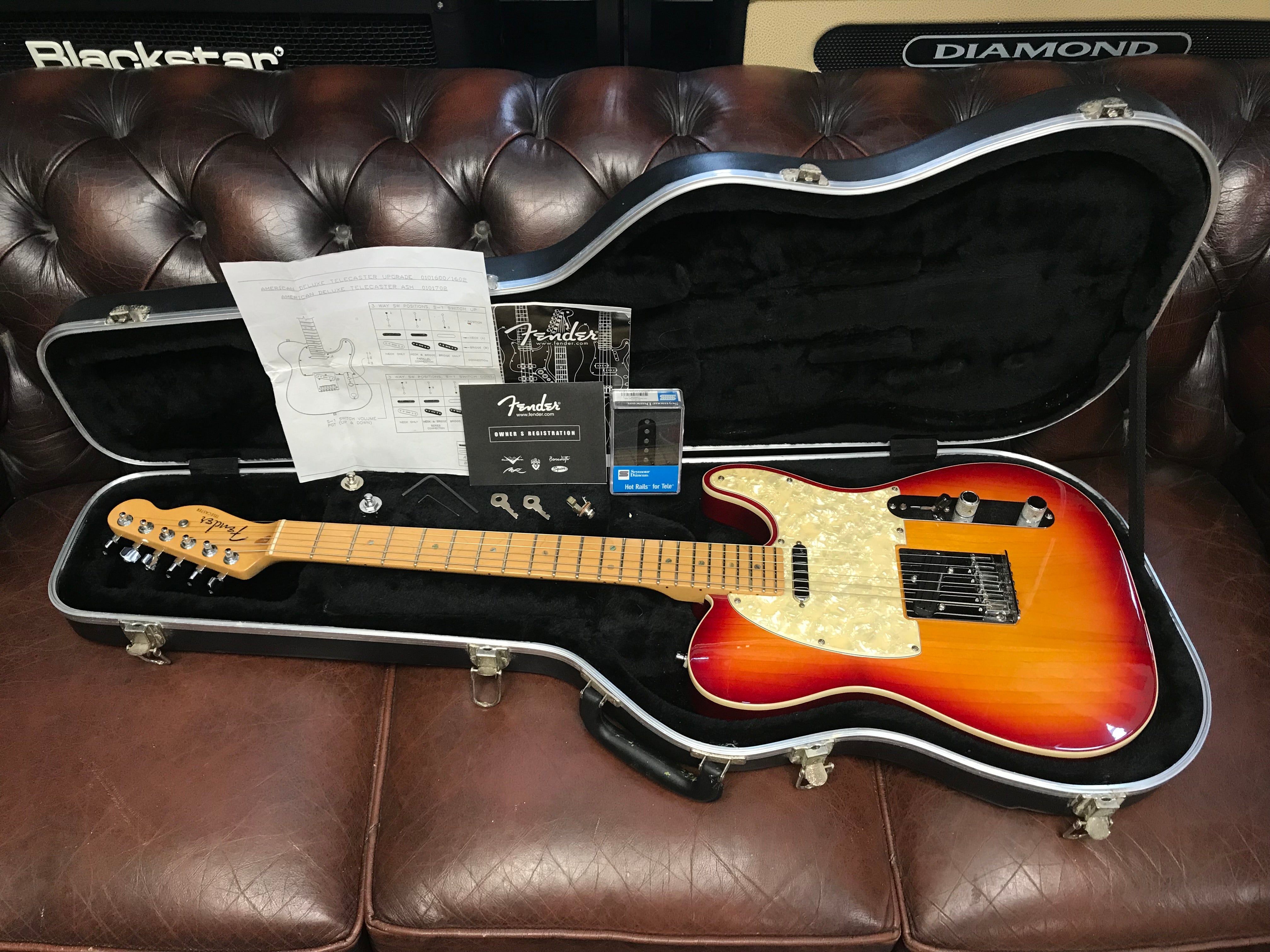 Fender American Deluxe Telecaster Aged Cherry Sunburst 2004 – MotoMusic