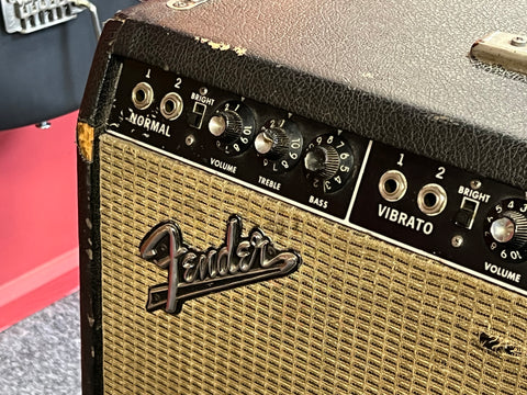 1965 Fender 'Black Panel' Super Reverb 4x10" Combo